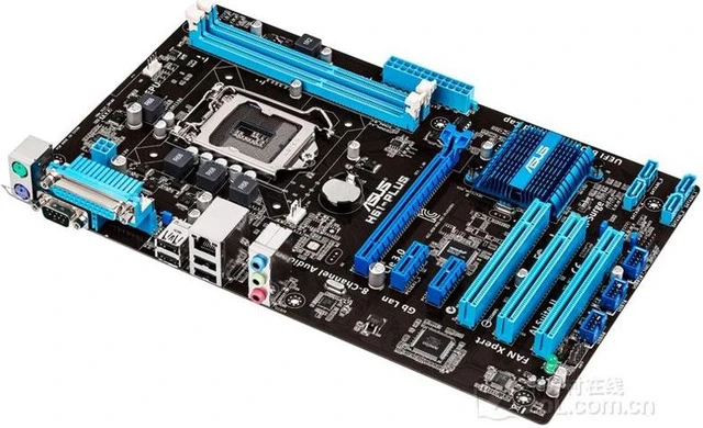 Alt view image 2 of 3 - ASUS H61-PLUS LGA 1155 Intel H61 DDR3 16GB ATX Motherboard