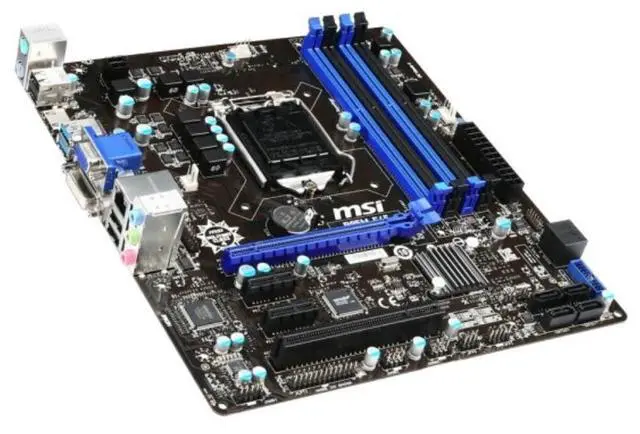 Alt view image 2 of 4 - MSI B85M-E45 Intel B85 LGA 1150 DDR3 32GB Micro ATX Motherboard