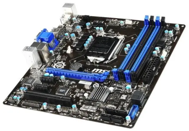 Alt view image 3 of 4 - MSI B85M-E45 Intel B85 LGA 1150 DDR3 32GB Micro ATX Motherboard