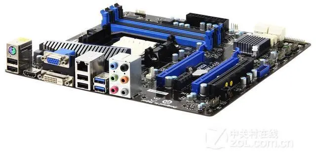 Alt view image 4 of 4 - MSI A75MA-G55 AMD A75 Socket FM1 DDR3 32GB Micro ATX Motherboard