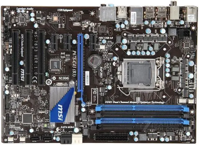 Main image of MSI P67S-C43(B3) Intel P67 LGA 1155 DDR3 32GB ATX Motherboard