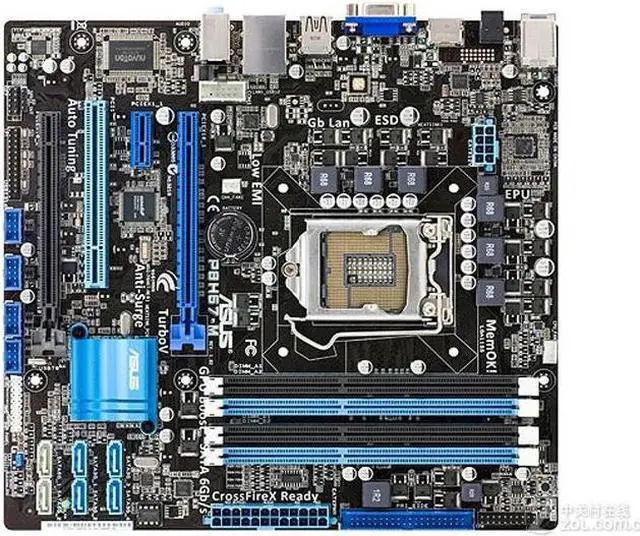 Main image of ASUS P8H67-M LGA 1155 DDR3 32GB Micro ATX Motherboard