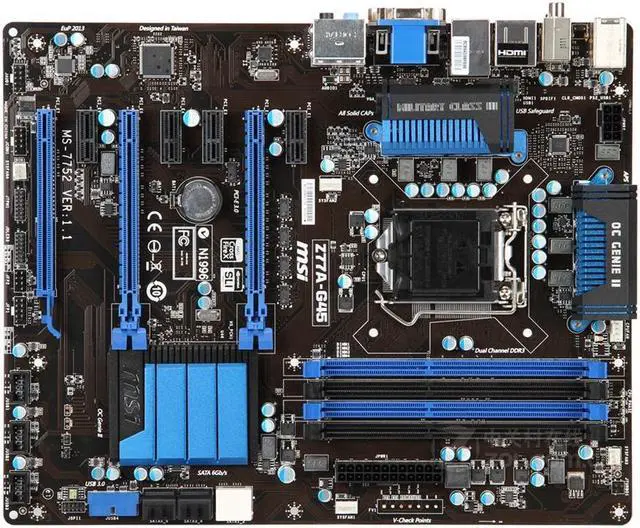 Refurbished: MSI Z77A-G45 Intel Z77 LGA 1155 DDR3 32GB ATX