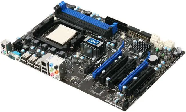 Alt view image 2 of 4 - MSI 870S-G54 AMD 870 Socket AM3 DDR3 16GB ATX Motherboard