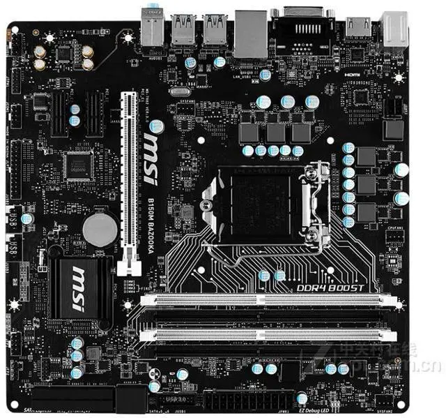 Main image of MSI B150M BAZOOKA Intel B150 LGA 1151 DDR4 64GB Micro ATX Motherboard