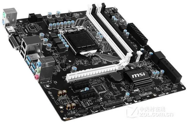 Alt view image 3 of 4 - MSI B150M BAZOOKA Intel B150 LGA 1151 DDR4 64GB Micro ATX Motherboard