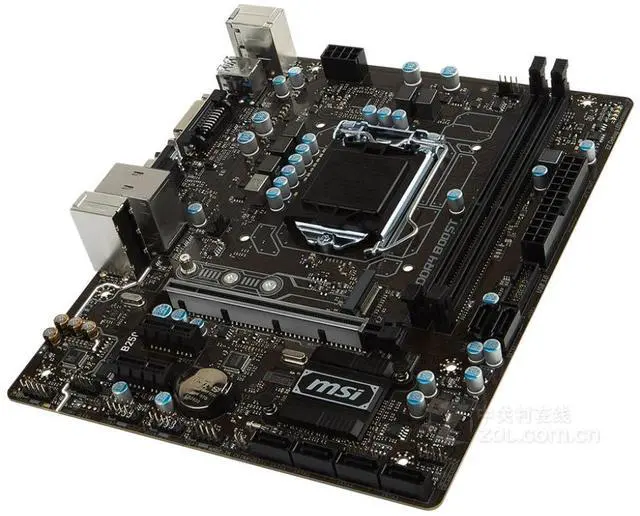 Alt view image 2 of 3 - MSI B250M-F Intel B250 LGA 1151 DDR4 32GB Micro ATX Motherboard