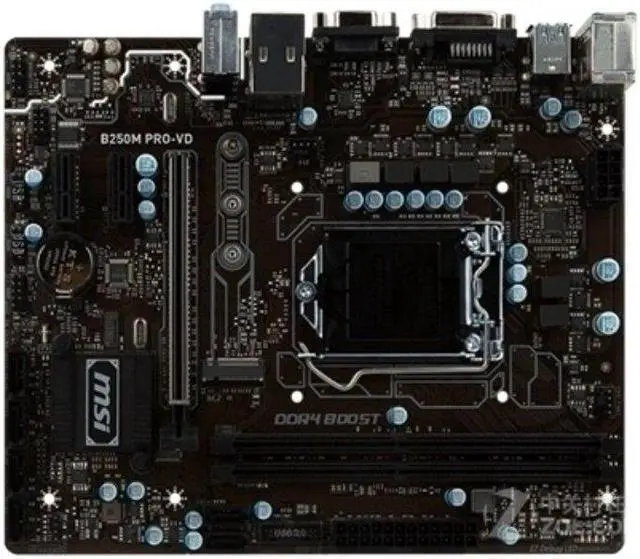 Main image of MSI B250M PRO-VD Intel B250 LGA 1151 DDR4 32GB Micro ATX Motherboard