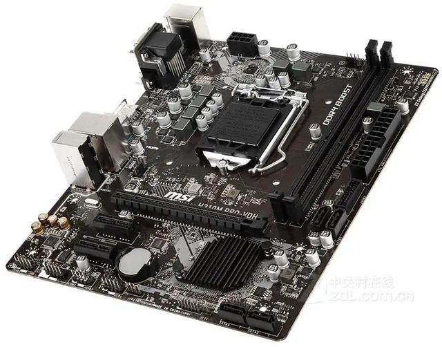 Alt view image 3 of 4 - MSI H310M PRO-VDH Intel H310 LGA 1151 DDR4 32GB Micro ATX Motherboard