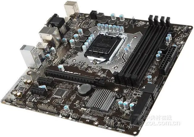Alt view image 2 of 4 - MSI B150M PRO-VDH Intel B150 LGA 1151 DDR4 64GB Micro ATX Motherboard