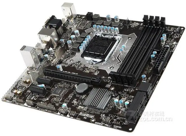 Alt view image 3 of 4 - MSI B150M PRO-VDH D3 Intel B150 LGA 1151 DDR3 64GB Micro ATX Motherboard