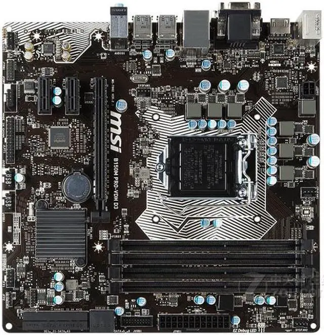 Main image of MSI B150M PRO-VDH D3 Intel B150 LGA 1151 DDR3 64GB Micro ATX Motherboard