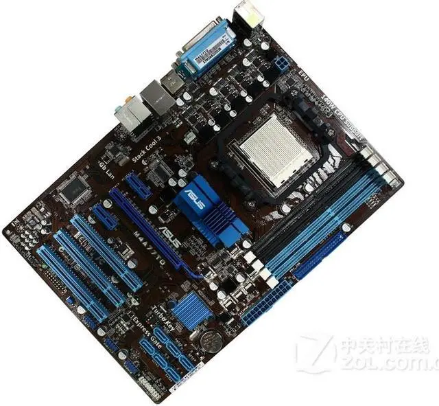 Alt view image 2 of 5 - ASUS M4A77TD Socket AM3 DDR3 16GB ATX Motherboard