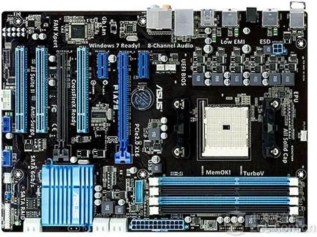 Main image of ASUS F1A75 Socket FM1 DDR3 64GB ATX Motherboard