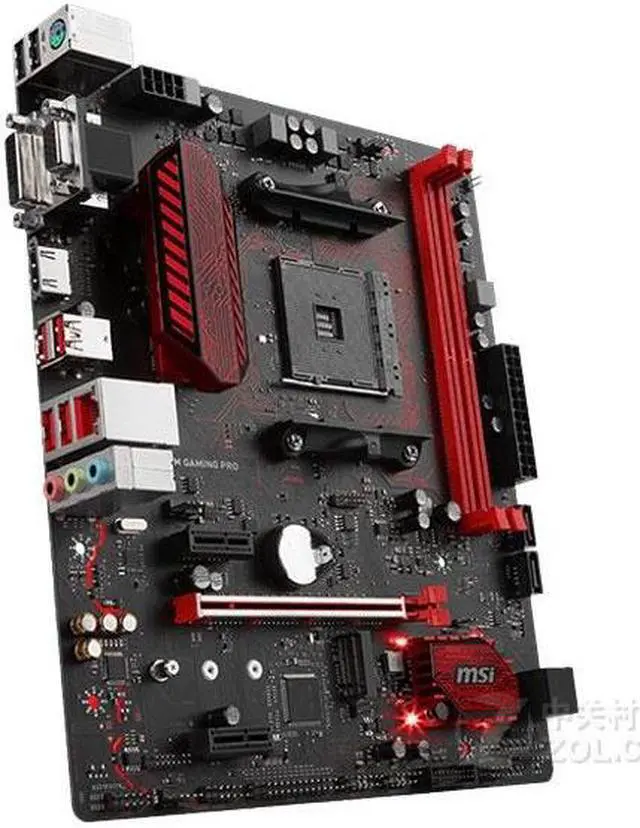 Alt view image 3 of 4 - MSI B350M GAMING PRO AMD B350 Socket AM4 DDR4 32GB Micro ATX Motherboard