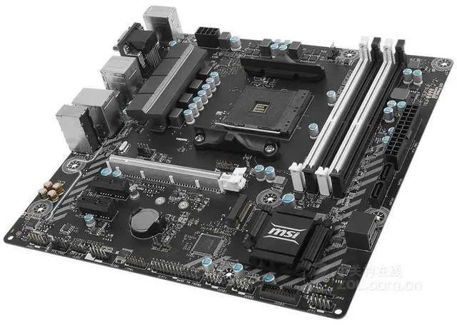 Alt view image 3 of 4 - MSI B350M BAZOOKA AMD B350 Socket AM4 DDR4 64GB Micro ATX Motherboard