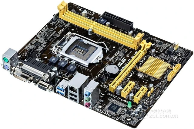 Alt view image 2 of 3 - ASUS H81M-D PLUS LGA 1150 Intel H81 DDR3 16GB Micro ATX Motherboard