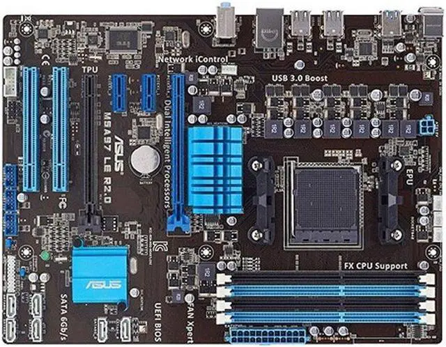 Main image of ASUS M5A97 LE R2.0 Socket AM3+ DDR3 32GB ATX Motherboard