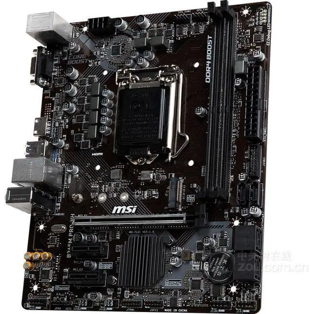 Alt view image 2 of 4 - MSI B365M PRO-VH Intel B365 LGA 1151 DDR4 32GB Micro ATX Motherboard