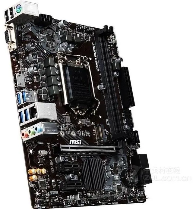 Alt view image 3 of 4 - MSI B365M PRO-VH Intel B365 LGA 1151 DDR4 32GB Micro ATX Motherboard