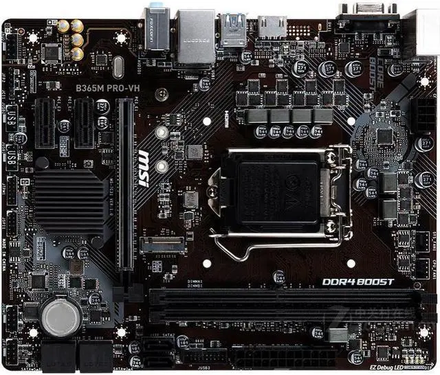 Main image of MSI B365M PRO-VH Intel B365 LGA 1151 DDR4 32GB Micro ATX Motherboard