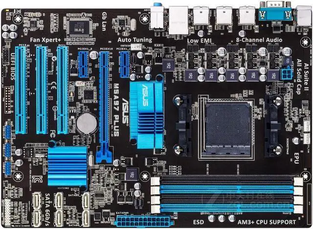 Main image of ASUS M5A97 PLUS Socket AM3+ DDR3 32GB ATX Motherboard
