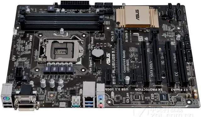 Alt view image 2 of 4 - ASUS B85-PLUS/USB3.1 LGA 1150 DDR3 32GB ATX Motherboard