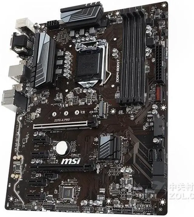 Alt view image 2 of 3 - MSI Z370-A PRO Intel Z370 LGA 1151 DDR4 64GB ATX Motherboard