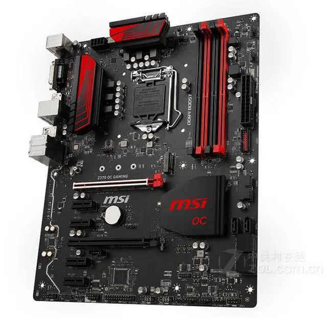 Alt view image 2 of 4 - MSI Z370 OC GAMING Intel Z370 LGA 1151 DDR4 64GB ATX Motherboard