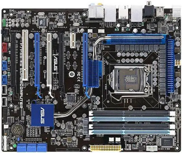 Main image of ASUS P7P55 WS Supercomputer LGA 1156 DDR3 16GB ATX Motherboard