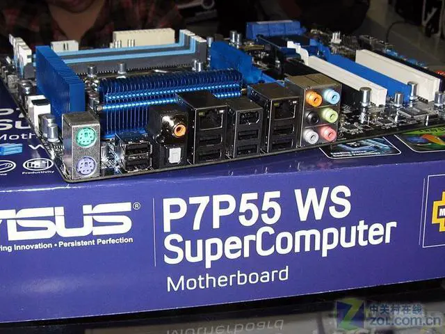 Alt view image 4 of 4 - ASUS P7P55 WS Supercomputer LGA 1156 DDR3 16GB ATX Motherboard