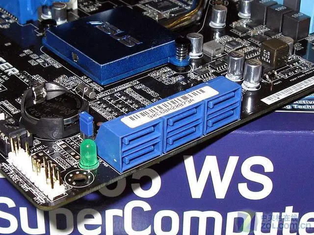Alt view image 3 of 4 - ASUS P7P55 WS Supercomputer LGA 1156 DDR3 16GB ATX Motherboard