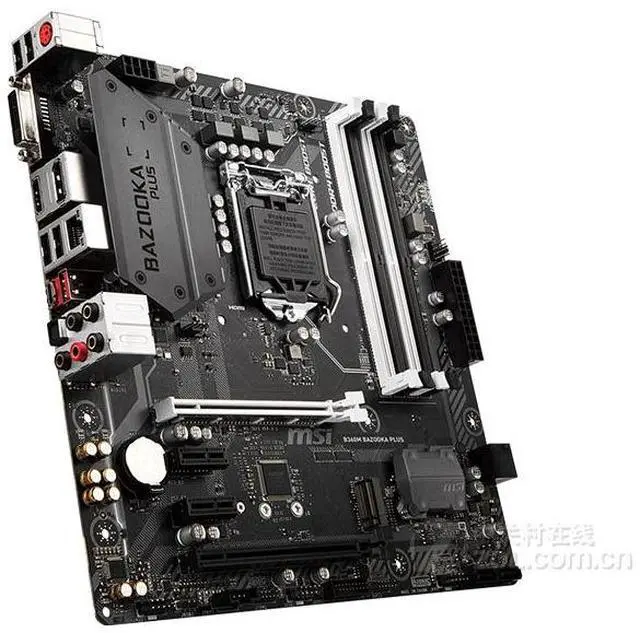 Alt view image 4 of 5 - MSI B360M BAZOOKA PLUS Intel B360 LGA 1151 DDR4 64GB Micro ATX Motherboard