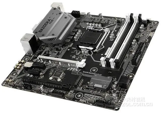 Alt view image 2 of 5 - MSI B360M BAZOOKA PLUS Intel B360 LGA 1151 DDR4 64GB Micro ATX Motherboard