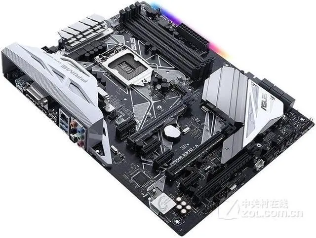Alt view image 4 of 4 - ASUS PRIME Z370-A LGA 1151 DDR4 64GB ATX Motherboard