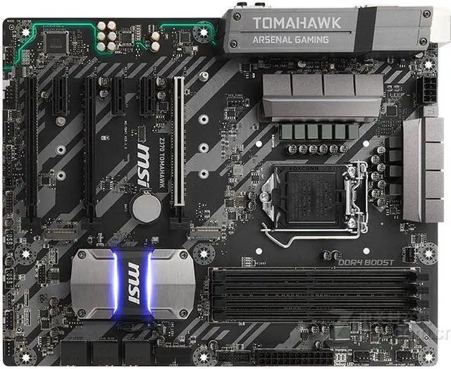 Main image of MSI Z370 TOMAHAWK Intel Z370 LGA 1151 DDR4 64GB ATX Motherboard