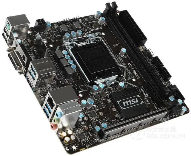 Alt view image 2 of 3 - MSI B250I PRO Intel B250 LGA 1151 DDR4 32GB Mini-ITX Motherboard