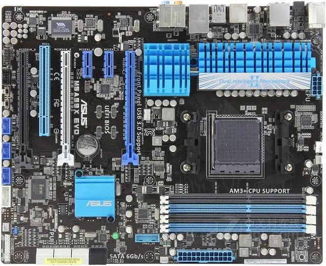 Main image of ASUS M5A99X EVO Socket AM3+ DDR3 32GB ATX Motherboard