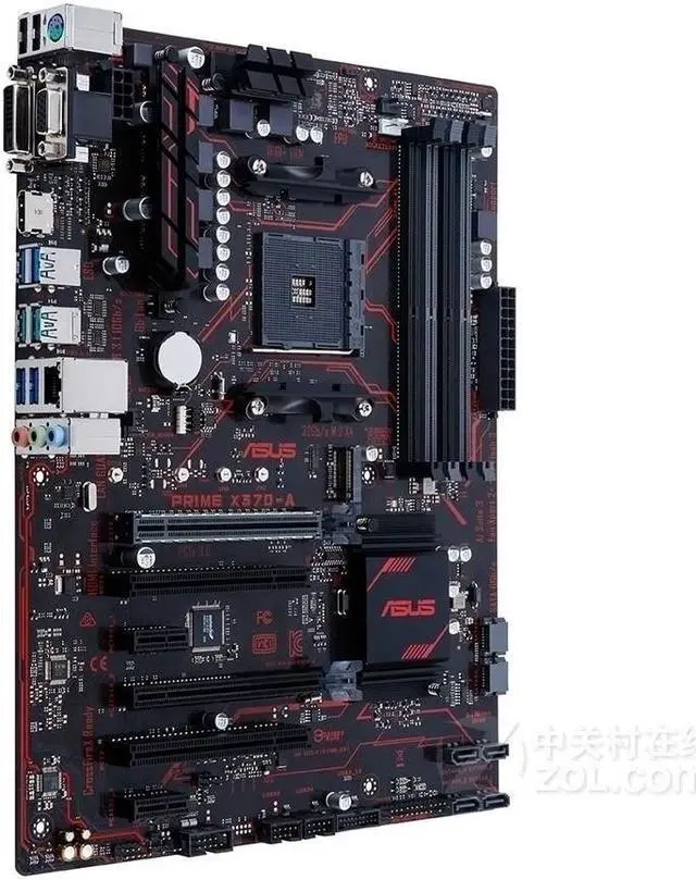 Alt view image 2 of 4 - ASUS PRIME X370-A Socket AM4 DDR4 64GB ATX Motherboard