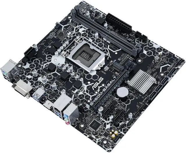 Alt view image 5 of 5 - ASUS B460M-BASALT LGA 1200 DDR4 64GB Micro ATX Motherboard