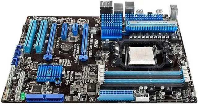 Alt view image 4 of 5 - ASUS M4A89TD PRO/USB3 Socket AM3 DDR3 16GB ATX Motherboard