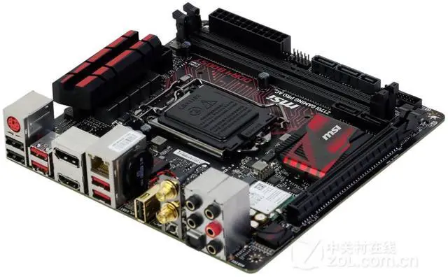Alt view image 4 of 4 - MSI Z170I GAMING PRO AC Intel Z170 LGA 1151 DDR4 32GB Mini-ITX Motherboard