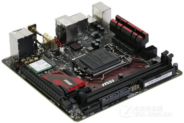 Alt view image 3 of 4 - MSI Z170I GAMING PRO AC Intel Z170 LGA 1151 DDR4 32GB Mini-ITX Motherboard