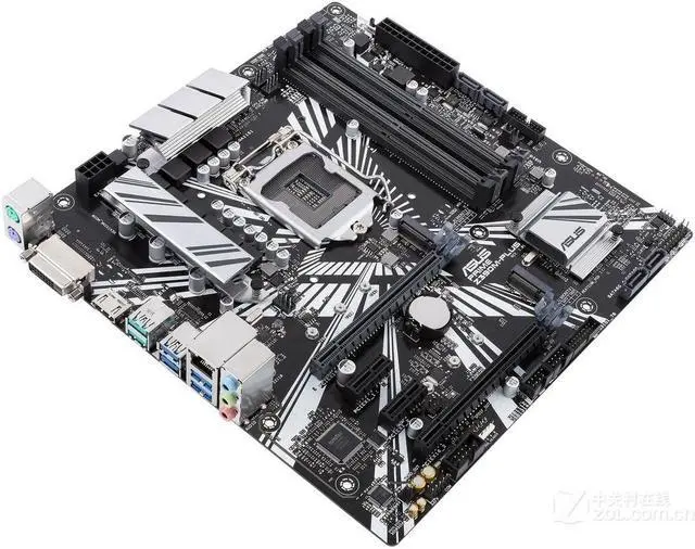 Alt view image 2 of 4 - ASUS PRIME Z390M-PLUS LGA 1151 DDR4 64GB Micro ATX Motherboard