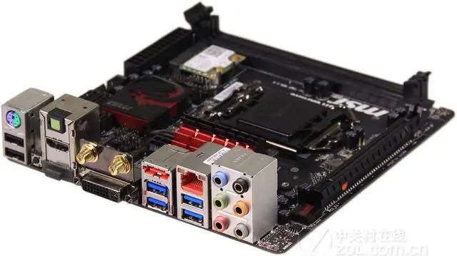 Alt view image 3 of 3 - MSI Z87I GAMING AC Intel Z87 LGA 1150 DDR3 16GB Mini-ITX Motherboard