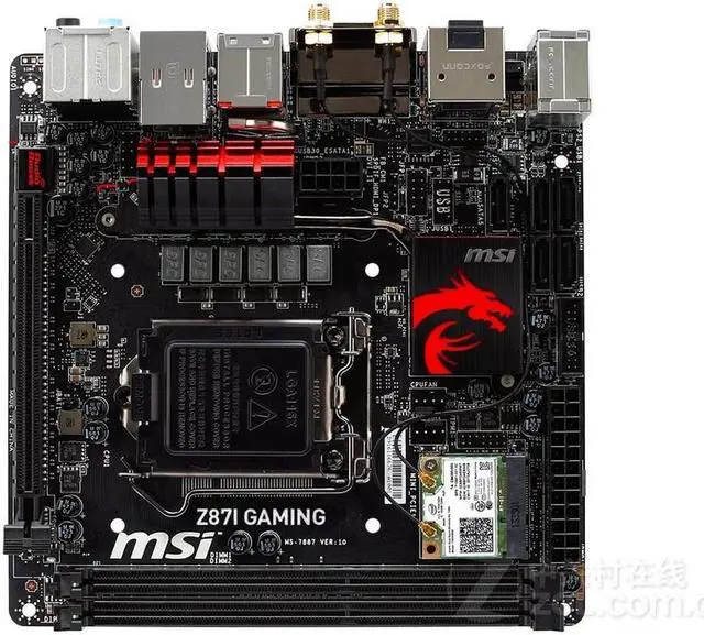 Main image of MSI Z87I GAMING AC Intel Z87 LGA 1150 DDR3 16GB Mini-ITX Motherboard