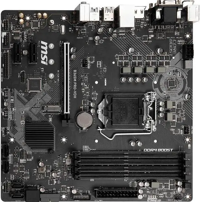 Main image of MSI B365M PRO-VDH Intel B365 LGA 1151 DDR4 64GB Micro ATX Motherboard