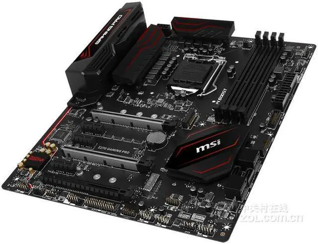 Alt view image 2 of 5 - MSI Z270 GAMING PRO Intel Z270 LGA 1151 DDR4 64GB ATX Motherboard