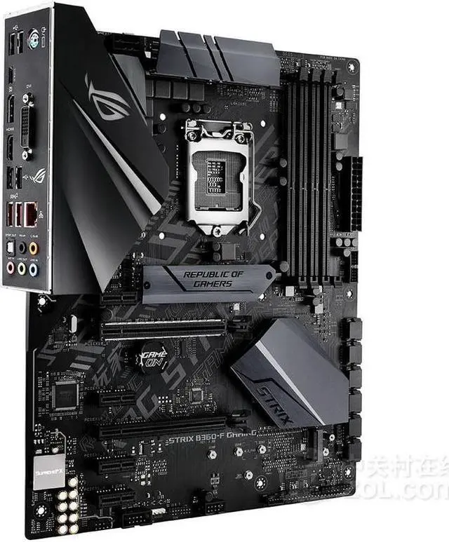 Alt view image 3 of 4 - ASUS ROG STRIX B360-F GAMING LGA 1151 DDR4 64GB ATX Motherboard