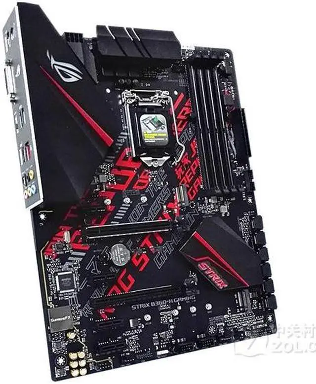 Alt view image 2 of 4 - ASUS ROG STRIX B360-H GAMING LGA 1151 DDR4 64GB ATX Motherboard
